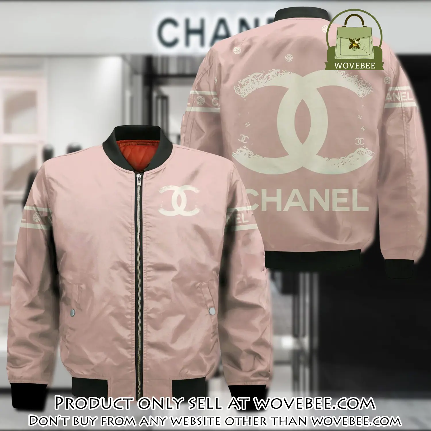 Chanel bomber jacket luxury brand clothing clothes outfit wvb4956261